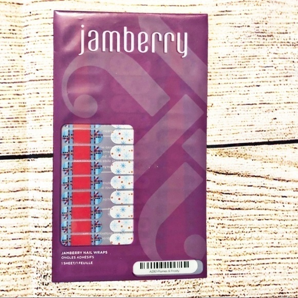 Jamberry Juniors Nail Wraps-Flurries & Frosty - Picture 1 of 3